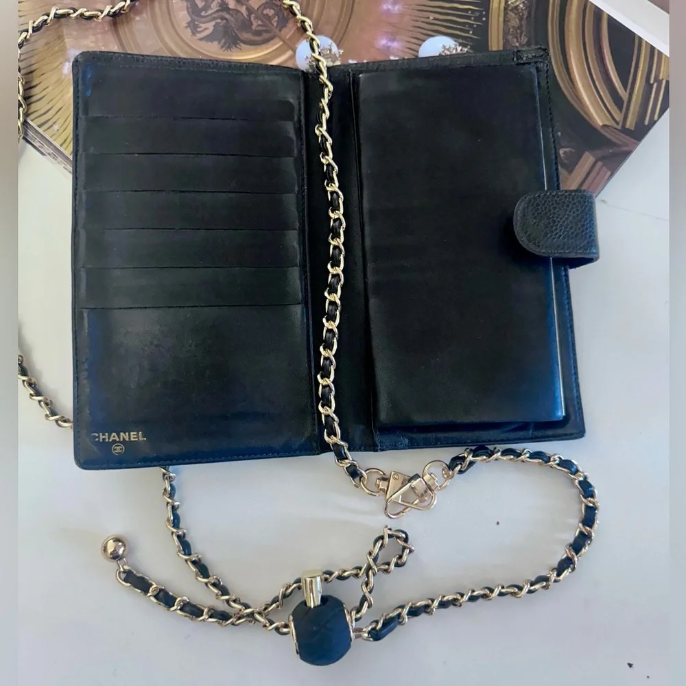 Chanel Timeless CC  Caviar Flap Wallet